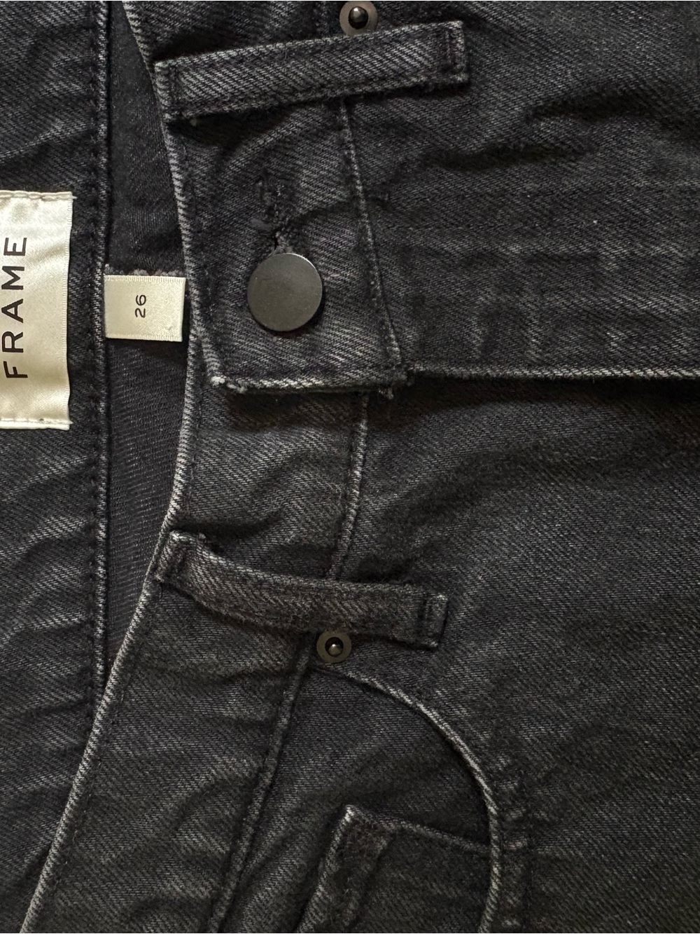 Frame Denim Le Grand Garçon denim shorts - Picture 3 of 5